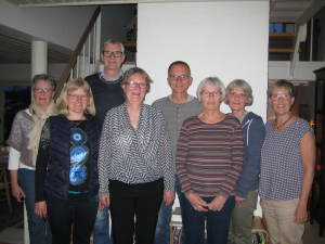 Fra venstre: Helen, Jeanette, Bodil, Torben, Hanne, Aase og Birgit